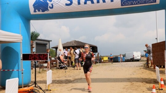 Robert Mrozek zwycięzcą X Triathlonu Garwolińskiego. Łukasz Biernacki na podium