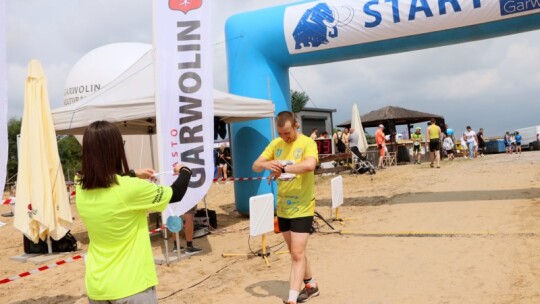 Robert Mrozek zwycięzcą X Triathlonu Garwolińskiego. Łukasz Biernacki na podium