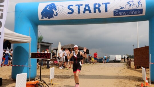 Robert Mrozek zwycięzcą X Triathlonu Garwolińskiego. Łukasz Biernacki na podium