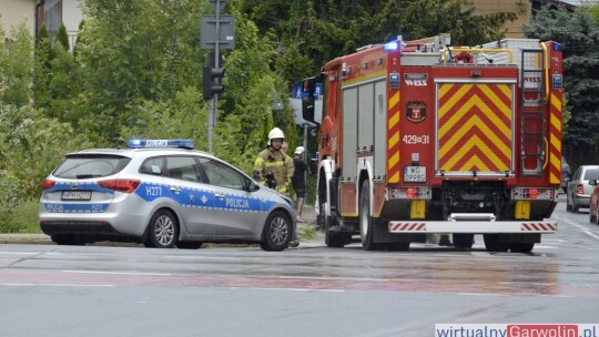 Dwie kolizje na tym samym skrzyżowaniu