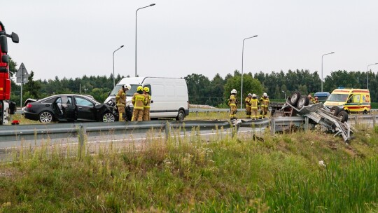 Seria na S17. Tym razem wypadek trzech pojazdów