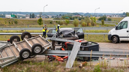 Seria na S17. Tym razem wypadek trzech pojazdów