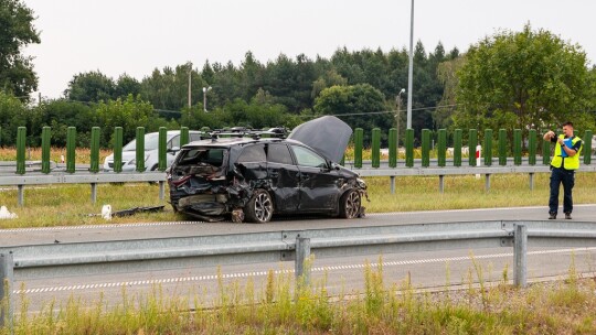 Seria na S17. Tym razem wypadek trzech pojazdów