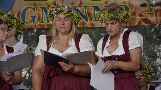 Gm. Łaskarzew: Zakończenie żniw w Woli Rowskiej