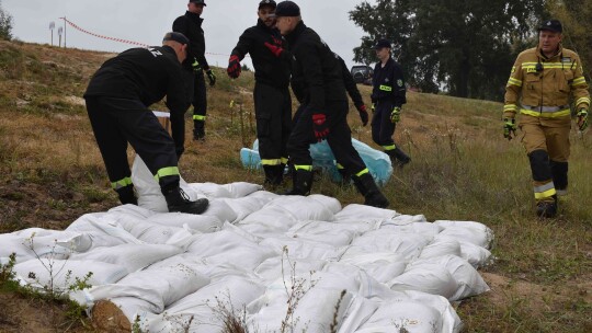 Ćwiczyli na wypadek powodzi