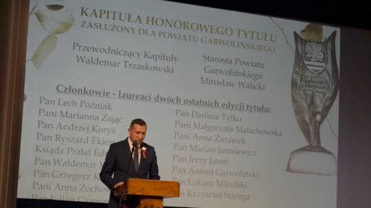Wręczyli tytuły „Zasłużony dla Powiatu Garwolińskiego” [wideo]