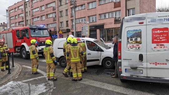 Zderzenie w centrum Garwolina