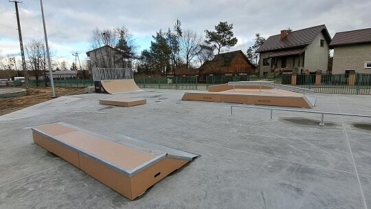 W Maciejowicach powstał skatepark modułowy 