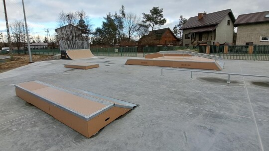 W Maciejowicach powstał skatepark modułowy 