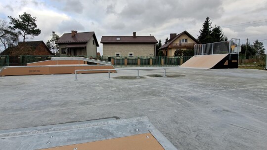 W Maciejowicach powstał skatepark modułowy 