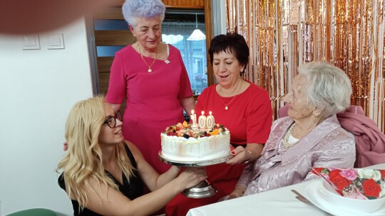 100. urodziny mieszkanki Łaskarzewa