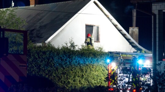 Pożar w Uninie. Ewakuowano jedną osobę