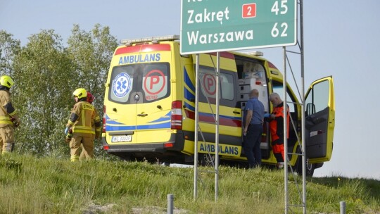 Wypadek na obwodnicy Garwolina. Ogromne korki na S17 Wypadek na obwodnicy Garwolina. Ogromne korki na S17
