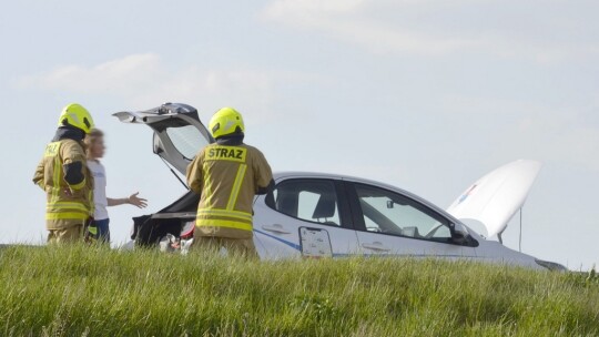 Wypadek na obwodnicy Garwolina. Ogromne korki na S17 Wypadek na obwodnicy Garwolina. Ogromne korki na S17