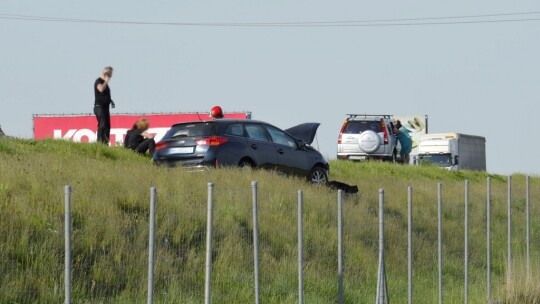 Wypadek na obwodnicy Garwolina. Ogromne korki na S17 Wypadek na obwodnicy Garwolina. Ogromne korki na S17