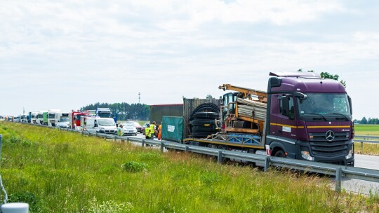 Wypadek na S17. Zderzenie trzech aut