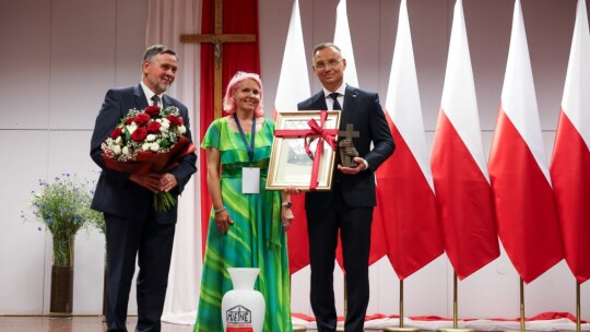 Prezydent Duda na uroczystościach w Miętnem