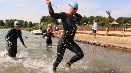 Mateusz Tkaczyk zwycięzcą Triathlonu Garwolińskiego 2024