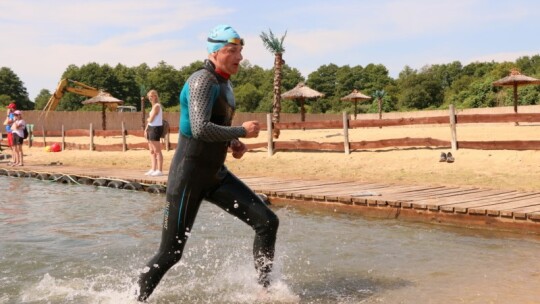 Mateusz Tkaczyk zwycięzcą Triathlonu Garwolińskiego 2024