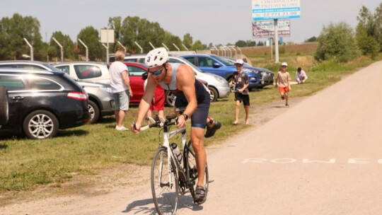 Mateusz Tkaczyk zwycięzcą Triathlonu Garwolińskiego 2024