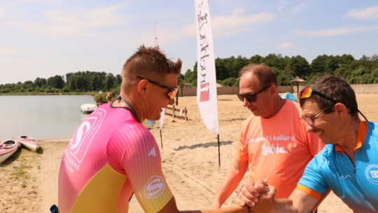 Mateusz Tkaczyk zwycięzcą Triathlonu Garwolińskiego 2024