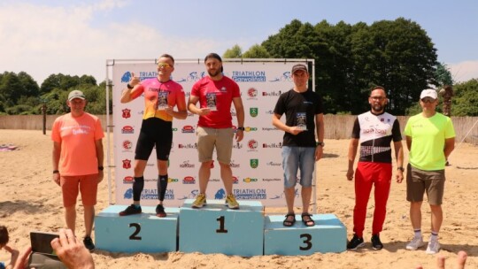 Mateusz Tkaczyk zwycięzcą Triathlonu Garwolińskiego 2024