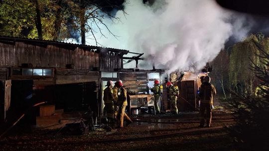 Pożar w Woli Koryckiej Górnej