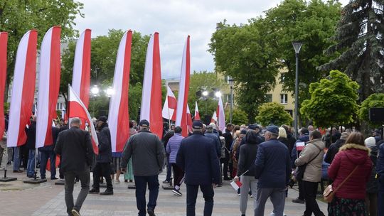 Karol Nawrocki spotkał się z mieszkańcami Garwolina