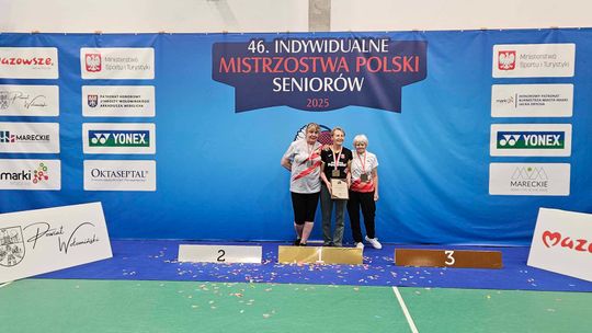 Znakomity występ zawodników MKS Garwolin na 46. MP Seniorów w badmintonie
