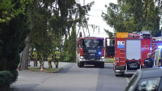 Pożar transformatora w garwolińskiej energetyce