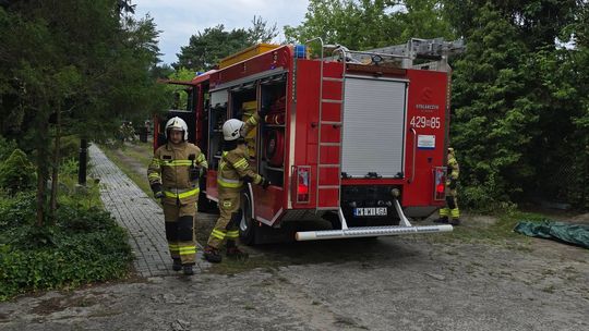 Strażacy z gminy Wilga ćwiczyli w ekstremalnych warunkach