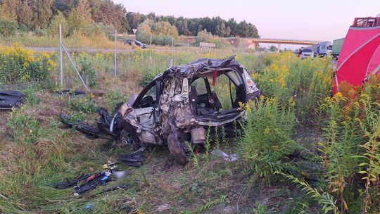 Tragiczny wypadek na S17 w Gocławiu. Dwie osoby nie żyją, trzy w szpitalu