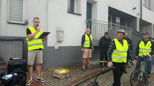 Rowerzyści odkrywali historię regionu podczas rajdu "Rowerem przez dwa województwa"