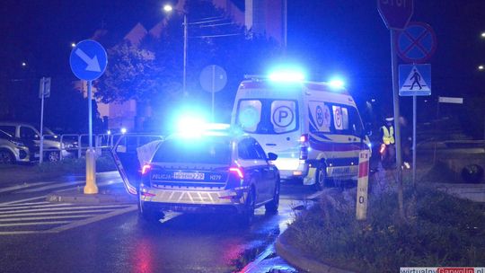 Pieszy potrącony na Stacyjnej