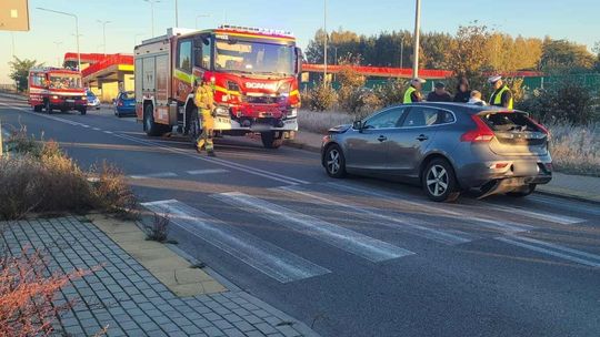 Efekt domina w Józefowie. Jedna osoba trafiła do szpitala