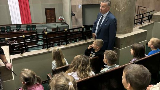 Przedszkolaki z Sobolewa odwiedziły Sejm RP
