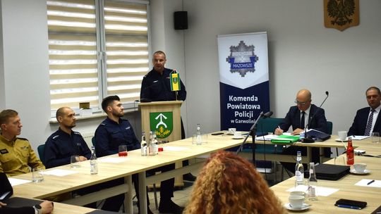 Debata o bezpieczeństwie z mieszkańcami gminy Garwolin