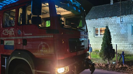 Dwa nocne pożary w budynkach mieszkalnych