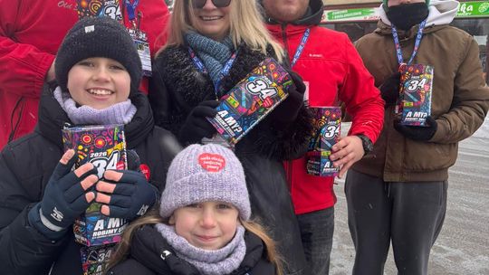 Gorące serca mimo zimowej aury. 34. Finał Wielkiej Orkiestry Świątecznej Pomocy w Garwolinie