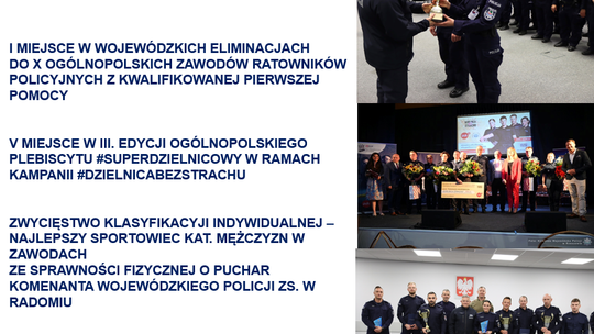 Rekordy i wysokie wyniki służby. Podsumowanie roku 2025 garwolińskiej Policji