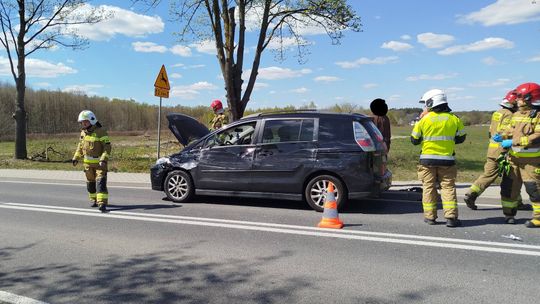 Nowiutki autobus PKS zderzył się z osobówką