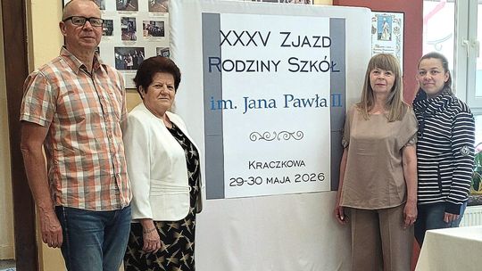 Brzegi i Korytnica na XXXV Ogólnopolskim Zjeździe Rodziny Szkół im. Jana Pawła II w Kraczkowej