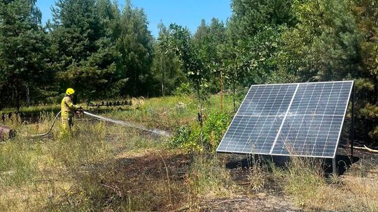 Pożar instalacji fotowoltaicznej