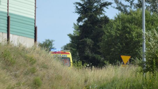 Potrącenie rowerzysty na drodze przy S17