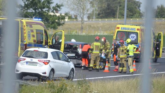 Wypadek na obwodnicy Garwolina
