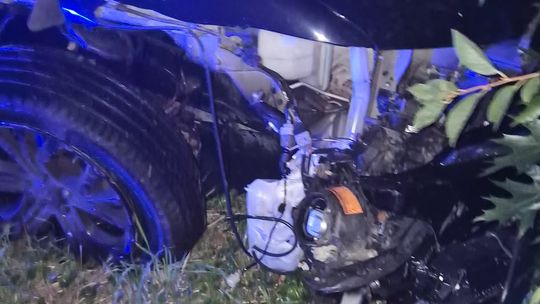 Zderzenie opla z mitsubishi w Parysowie. Policjanci wskazali sprawcę
