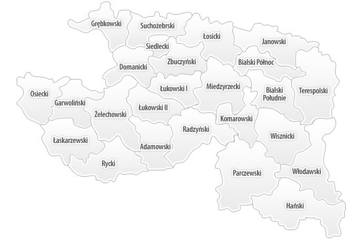 1. Ile dekanatów leży na terenie powiatu garwolińskiego? 1. Ile dekanatów leży na terenie powiatu garwolińskiego?