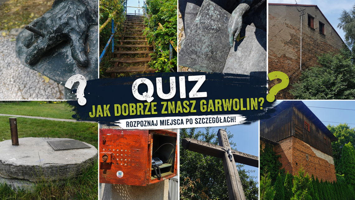 Wakacyjny quiz: Jak dobrze znasz Garwolin? Rozpoznaj 10 miejsc po jednym detalu! (część 1) Wakacyjny quiz: Jak dobrze znasz Garwolin? Rozpoznaj 10 miejsc po jednym detalu! (część 1)