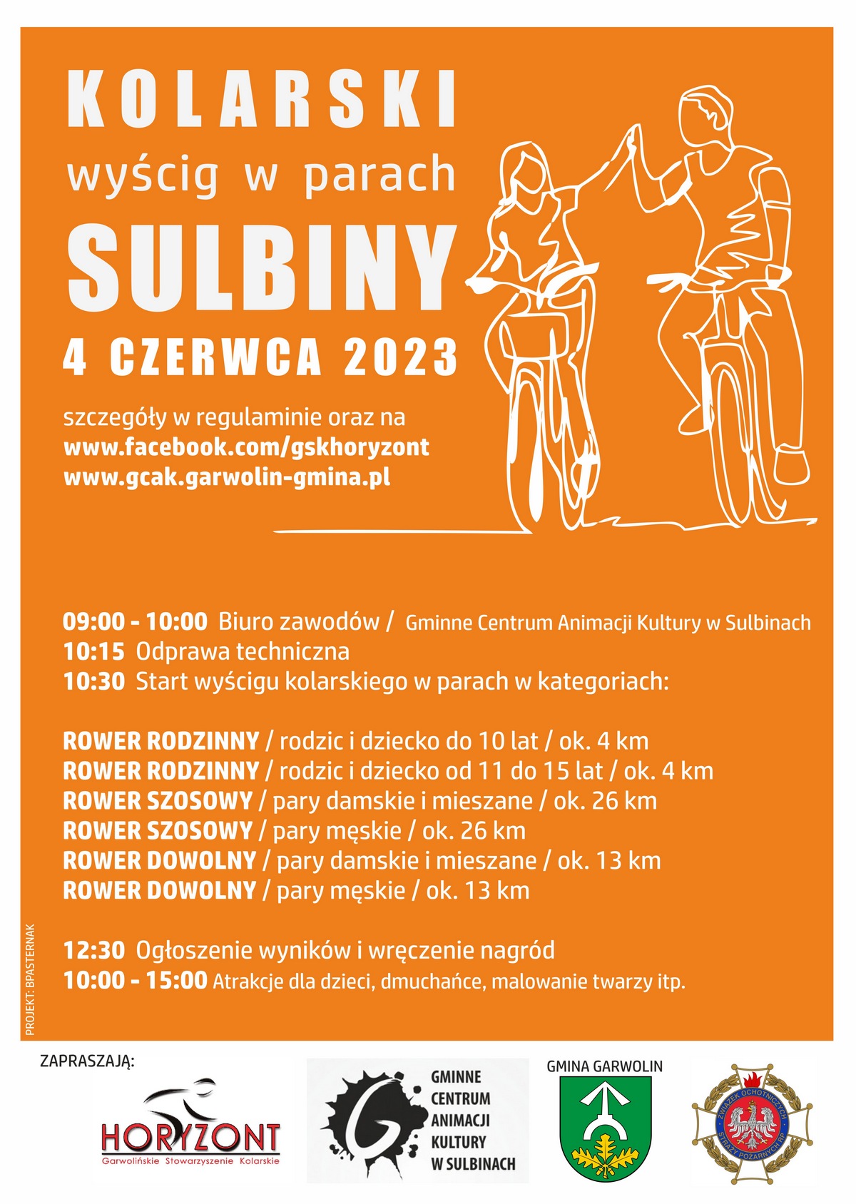 Plakat Wyścig w parach Sulbiny 2023